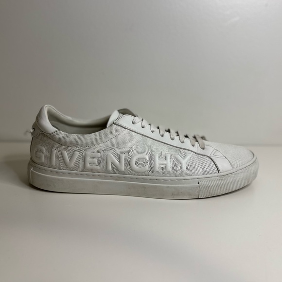 Givenchy Men’s Urban Street Low Embroidered Logo Sneakers White 45 EU 11.5 US - Picture 4 of 15